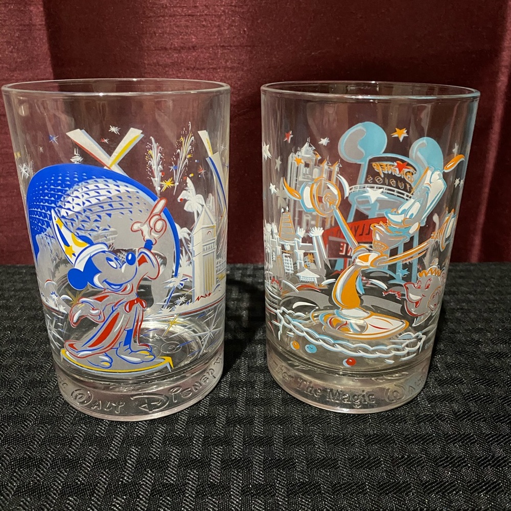 1996 WaltDisney McDonald' 25th Anniversary Glasses